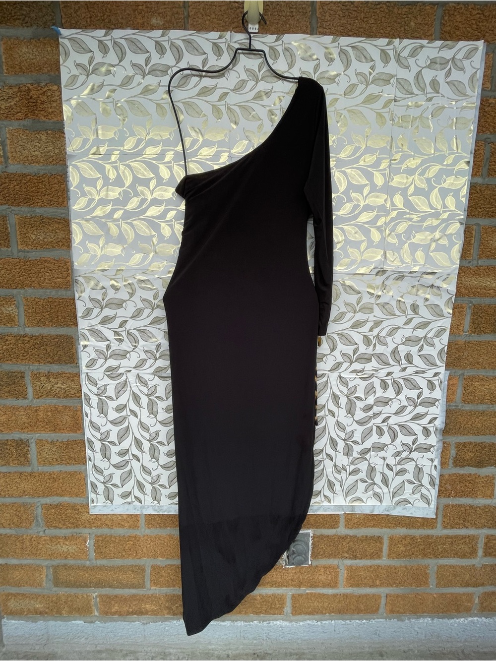Just Cavalli Mob Wife Leopard One Shoulder Asymmetric Dress M New Italy - Picture 12 of 15